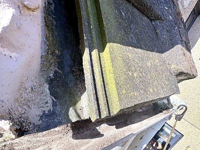 Gutter after cleaning, job 5